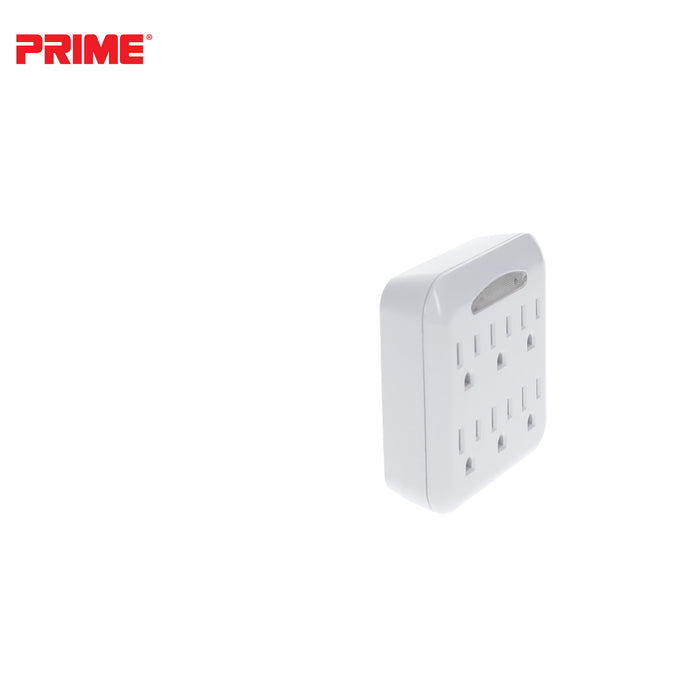 6-Outlet Power Tap <br />w/Photocell Nightlight