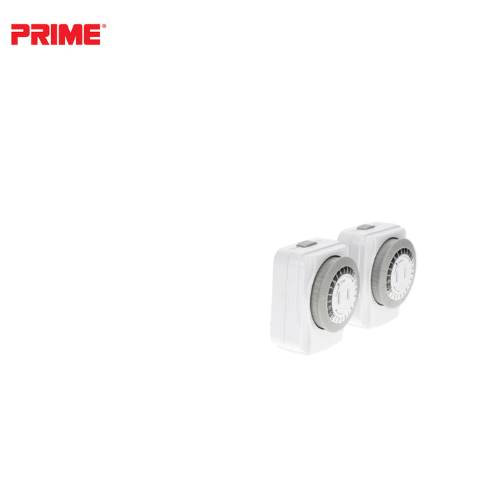 2 Pack 1 Outlet Indoor 24-Hour Timer with EZ Access Outlet