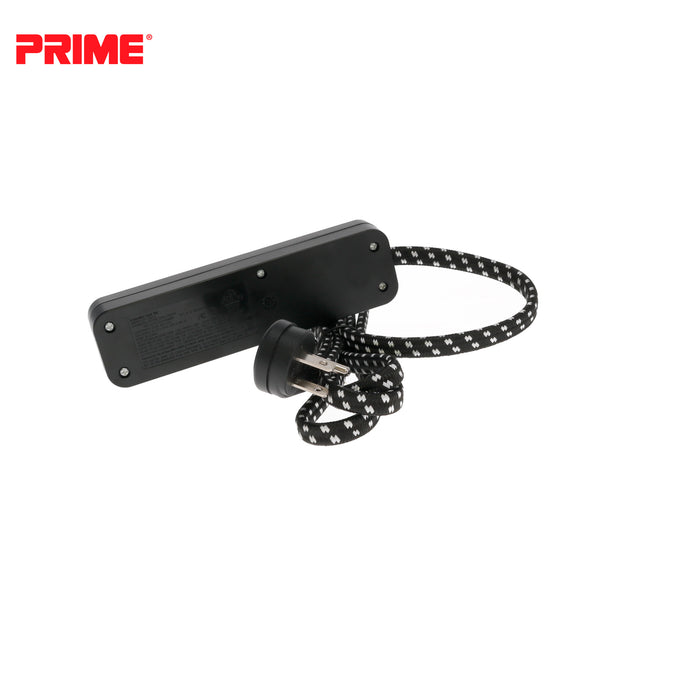 2 Outlet 2-Port 2.1A USB Power Strip with 6ft Accent Cord