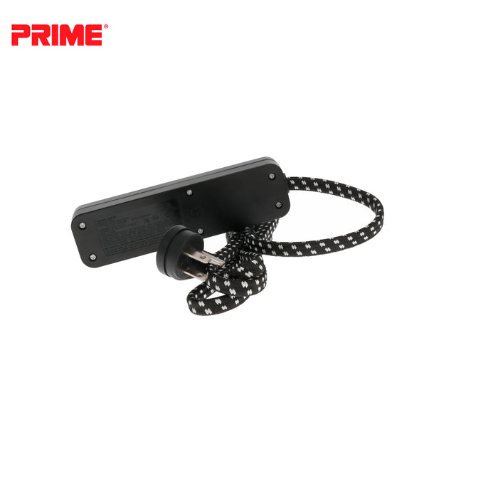 2 Outlet 2-Port 2.1A USB Power Strip with 6ft Accent Cord