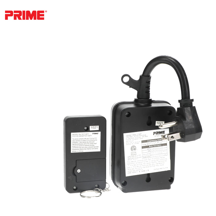 2 Outlet Remote Controlled Countdown Timer