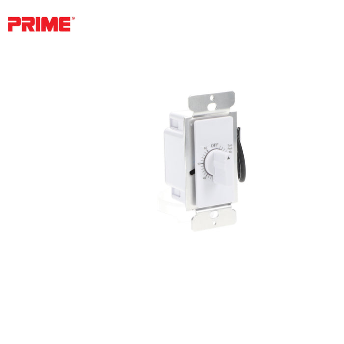 In-Wall 60 Minute Spring Wound Countdown Timer<br>with 3 Faceplates