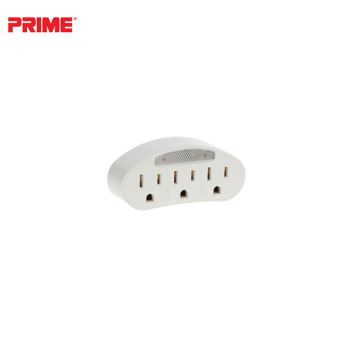 3 Outlet Power Tap <br />with Photocell Nightlight