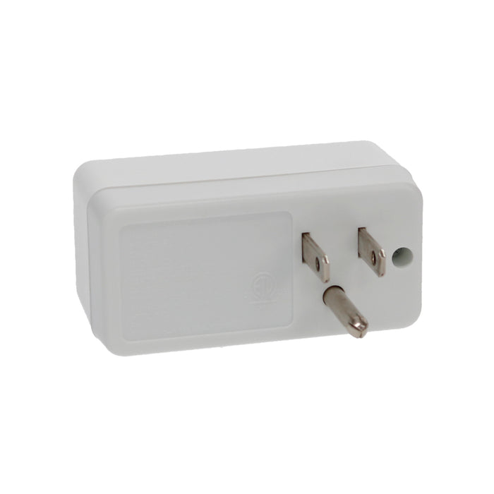 1-Outlet 2-Port Type-A, 2.1A USB Charger