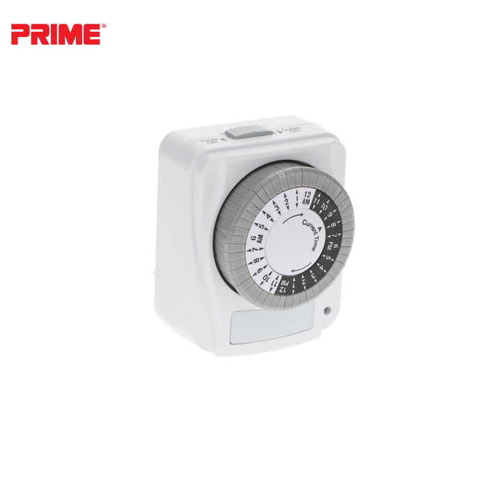 1 Outlet Indoor 24-Hour Timer <br />with Photocell Nightlight