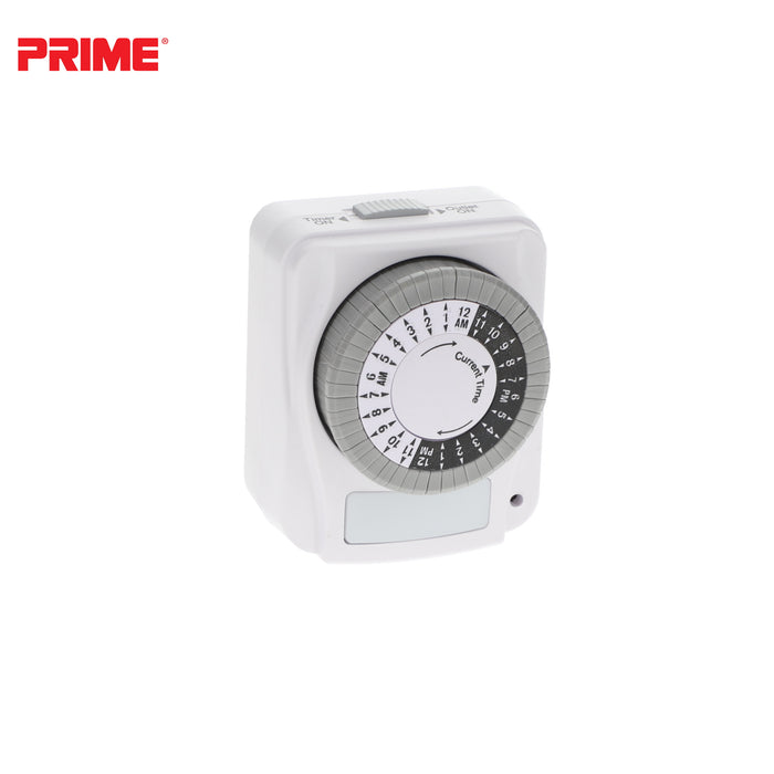 1 Outlet Indoor 24-Hour Timer <br />with Photocell Nightlight
