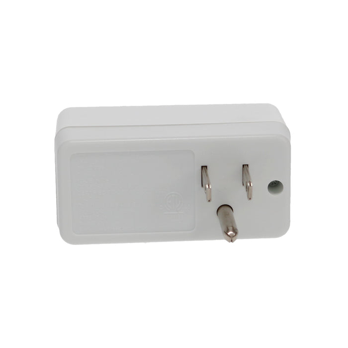 1-Outlet 2-Port Type-A, 2.1A USB Charger