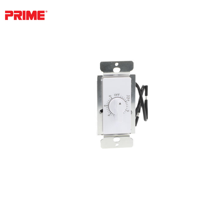 In-Wall 60 Minute Spring Wound Countdown Timer<br>with 3 Faceplates