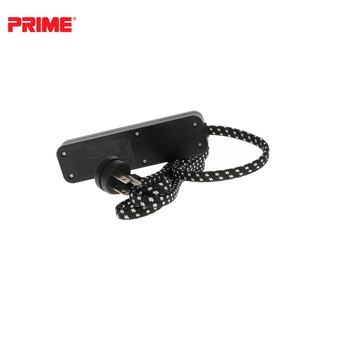 2 Outlet 2-Port 2.1A USB Power Strip with 6ft Accent Cord