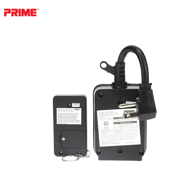 2 Outlet Remote Controlled Countdown Timer