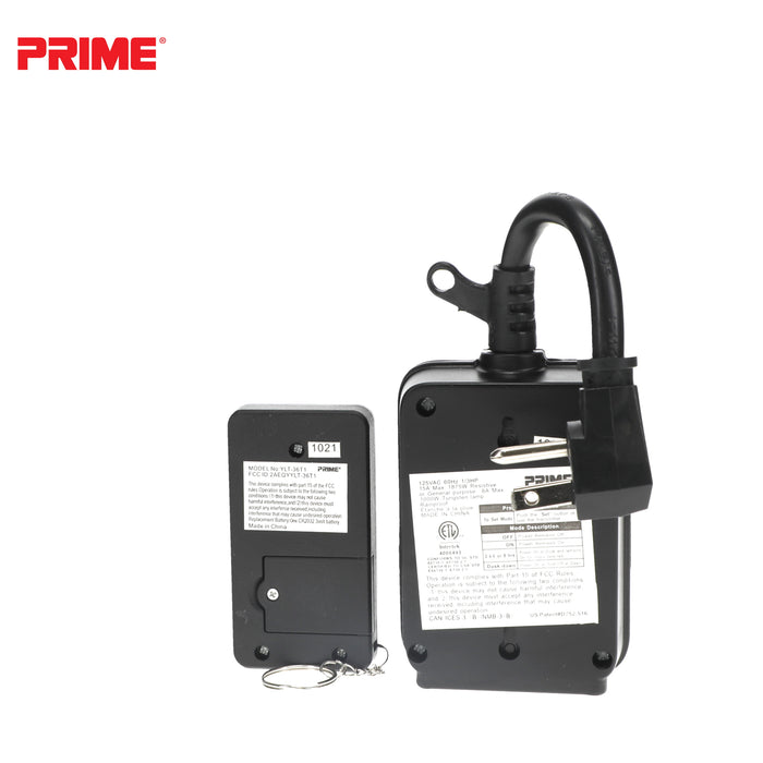 2 Outlet Remote Controlled Countdown Timer
