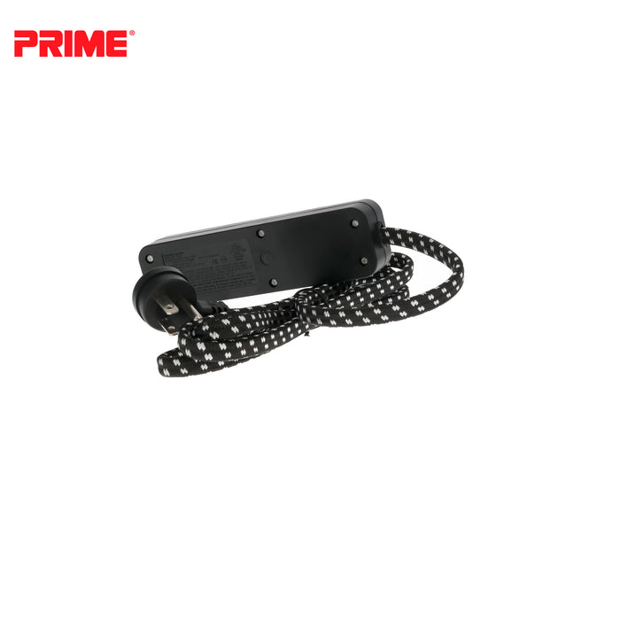 2 Outlet 2-Port 2.1A USB Power Strip with 6ft Accent Cord