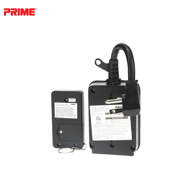 2 Outlet Remote Controlled Countdown Timer