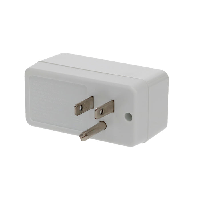 1-Outlet 2-Port Type-A, 2.1A USB Charger