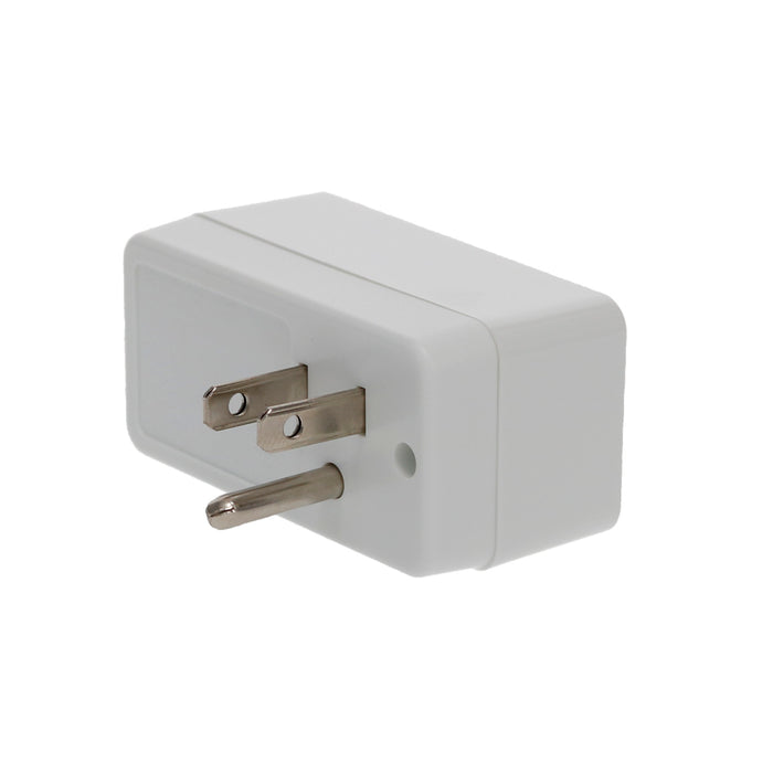 1-Outlet 2-Port Type-A, 2.1A USB Charger