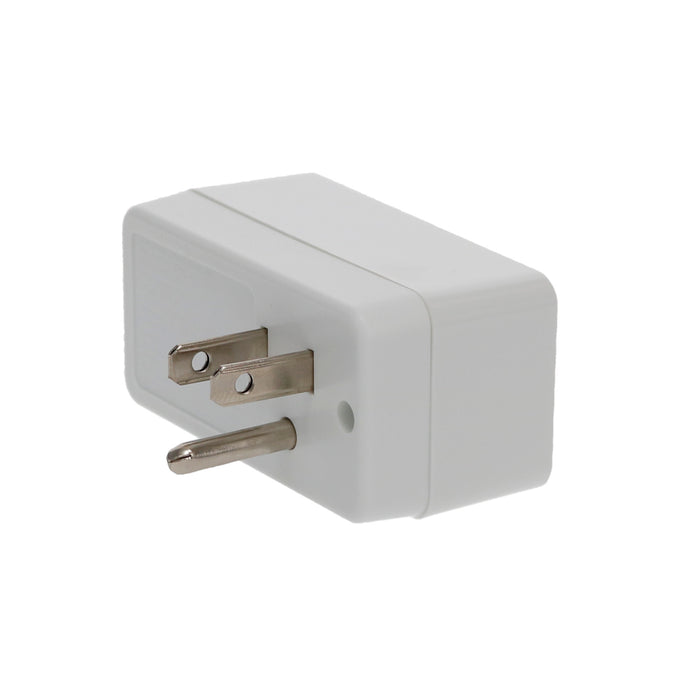 1-Outlet 2-Port Type-A, 2.1A USB Charger