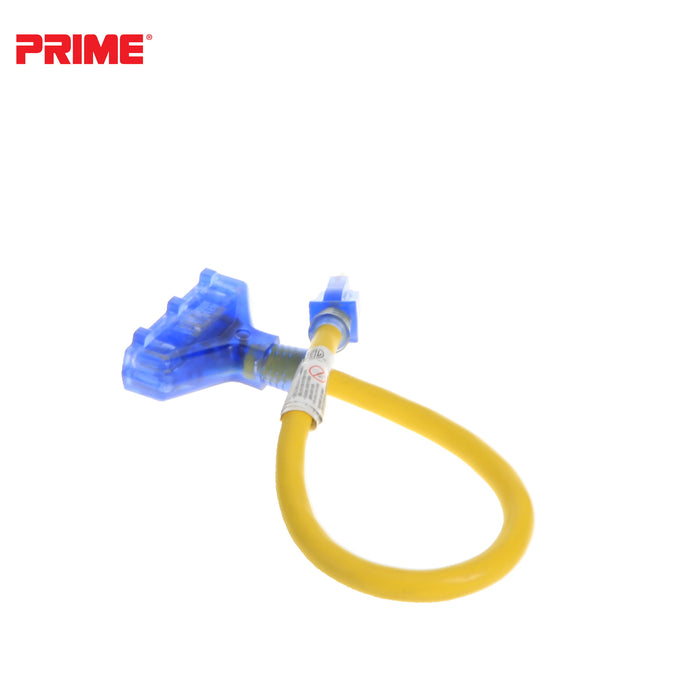 Amp Detection <br/> 2ft 12/3 STW <br />3-Outlet Adapter<br/> with Visual Amperage Detection