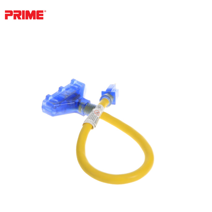Amp Detection <br/> 2ft 12/3 STW <br />3-Outlet Adapter<br/> with Visual Amperage Detection
