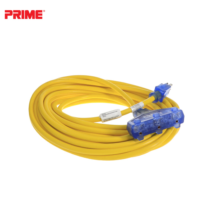50ft 12/3 SJTW Jobsite® <br />3-Outlet Extension Cord