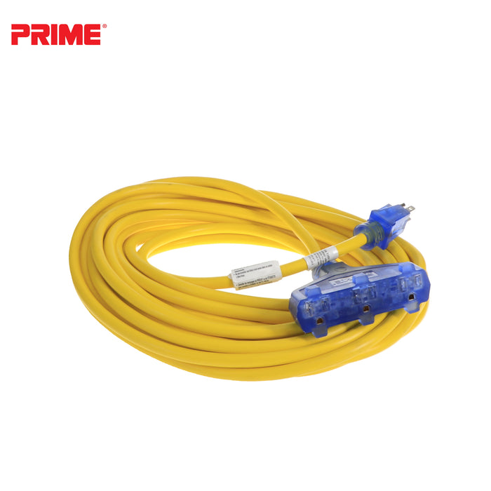 50ft 12/3 SJTW Jobsite® <br />3-Outlet Extension Cord