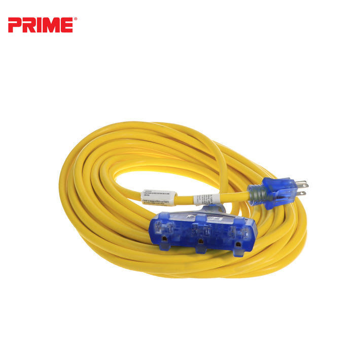 50ft 12/3 SJTW Jobsite® <br />3-Outlet Extension Cord