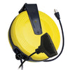25ft 3-Outlet Retractable<br>Metal Cord Reel