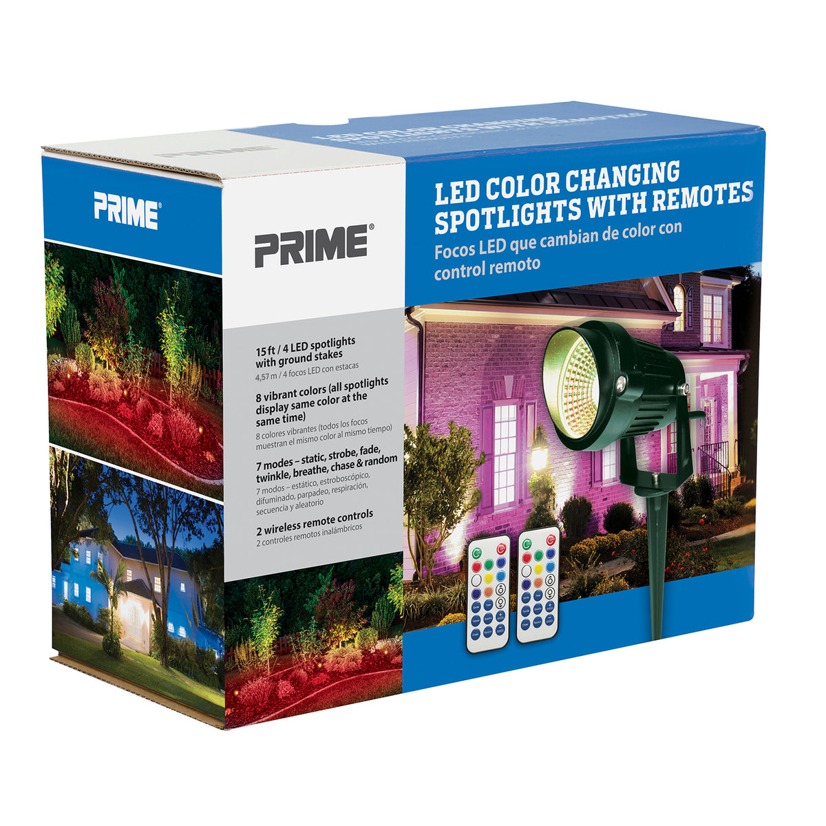 LED Color Changing Spotlights w/ Remotes — Prime Wire & Cable Inc.
