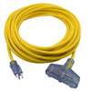 50ft 12/3 SJTW Jobsite® <br />3-Outlet Extension Cord