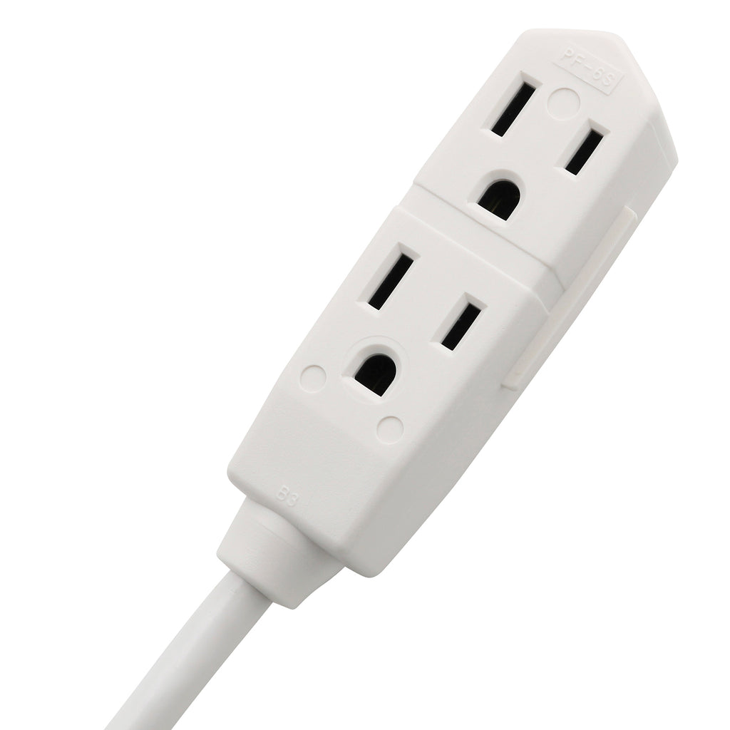 9ft 16/3 SJT 3-Outlet Office Extension Cord