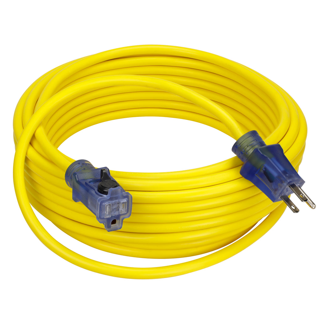 50ft 14/3 SJTW Jobsite® <br />Outdoor Extension Cord <br />w/Locking & Lighted Connector