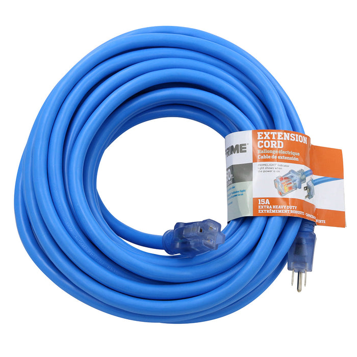 50ft Extra-Heavy Duty 3-Conductor Extension Cord — Prime Wire