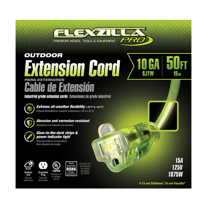 50ft 10/3 SJTW<br />Flexzilla® Pro<br />Outdoor Extension Cord