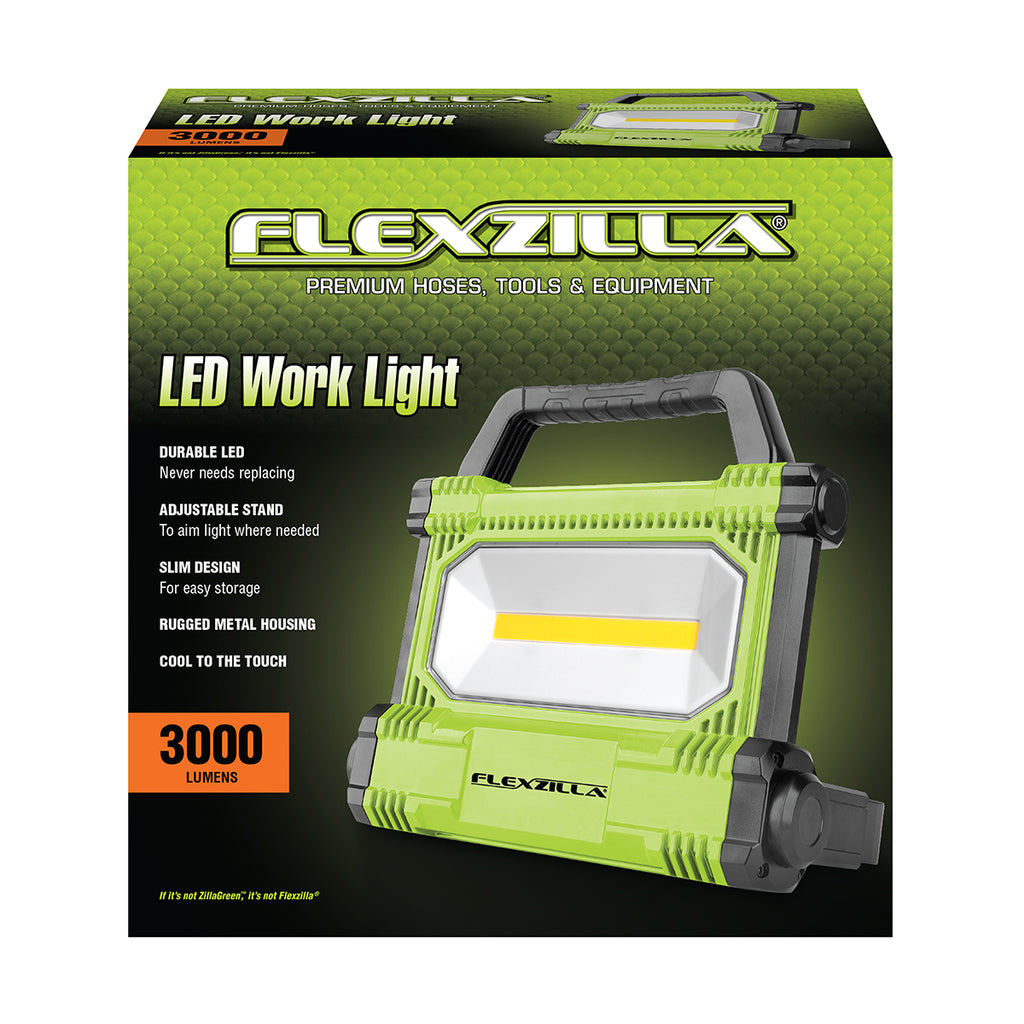 Flexzilla 3000 Lumen<br>LED Work Light w/6ft Cord