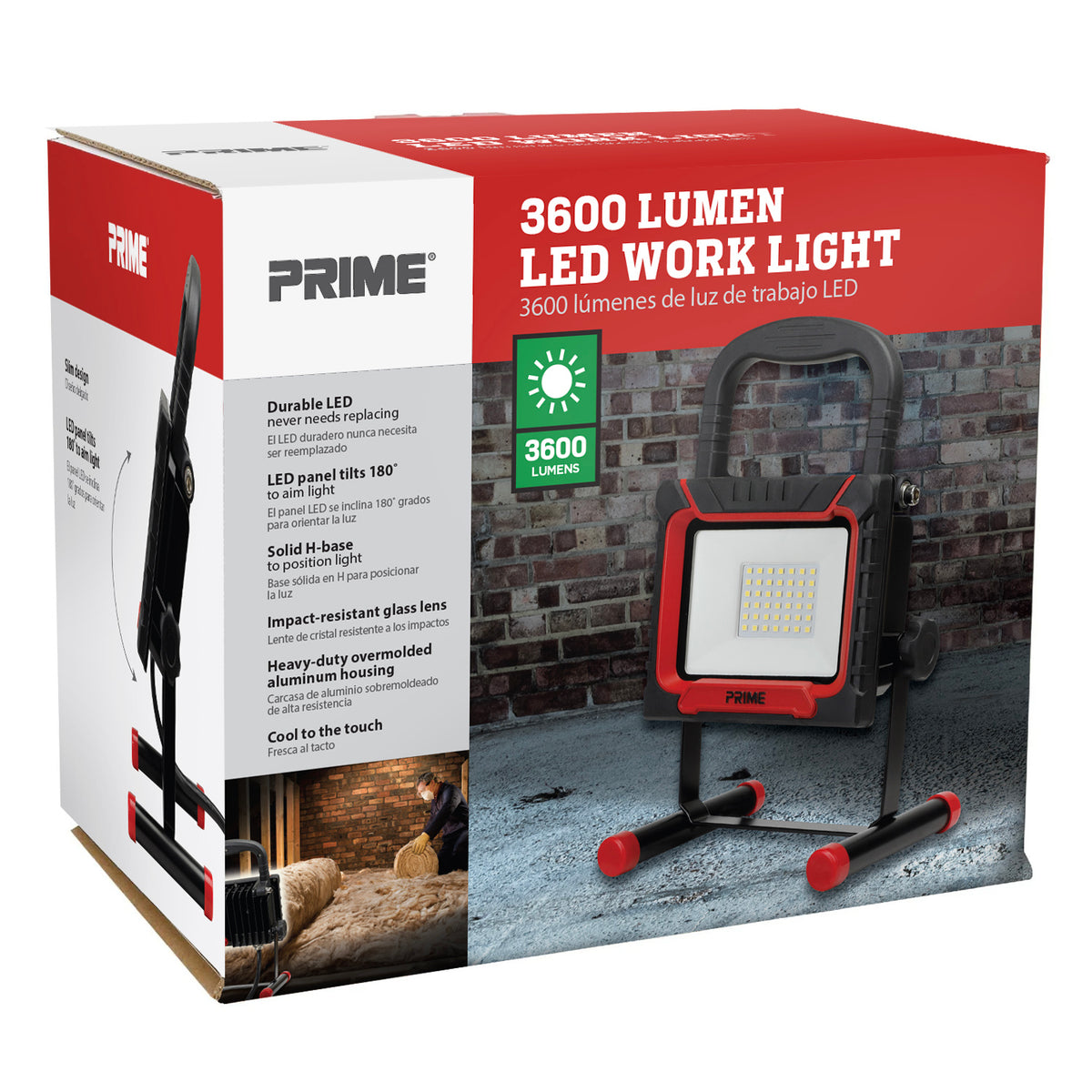 3600 Lumen LED Work Light w/5ft Cord — Prime Wire & Cable Inc.