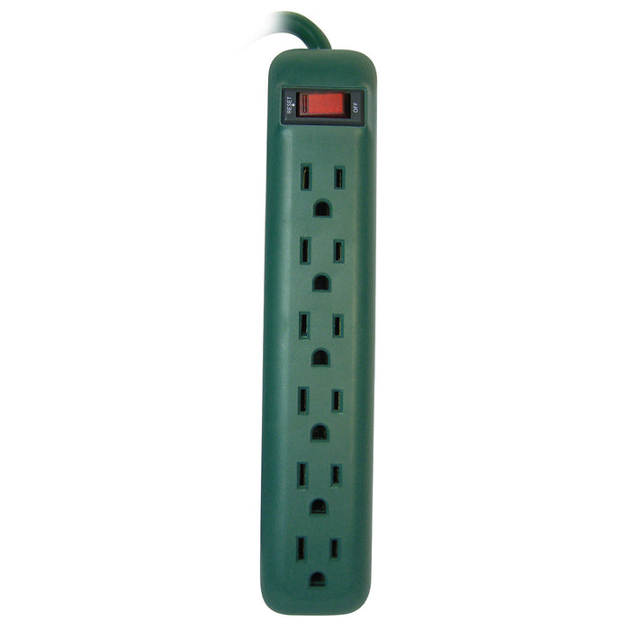 6-Outlet Power Strip <br />w/1.5ft Power Cord