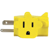 3-Outlet 90° Power Block Adapter