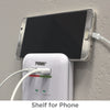 3 Outlet 950 Joule Surge Tap <br />with 2-Port 3.4A USB Charger