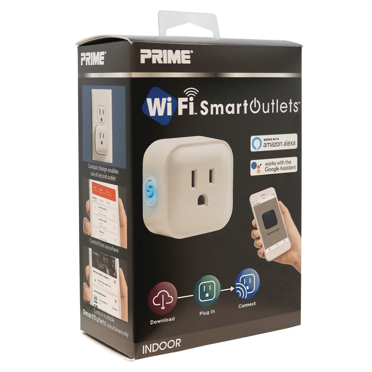 General Brand 2 Pack WiFi Smart Plug (Compatible with  Alexa & Google  Home)