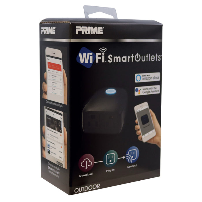 Prime Indoor Smart Outlet Wifi Remote Control Works with Google Home&Alexa  for sale online