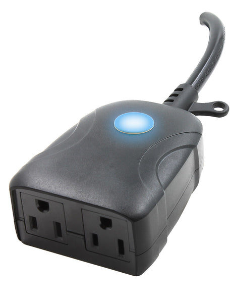 2-Outlet Outdoor Wi-Fi Remote Control