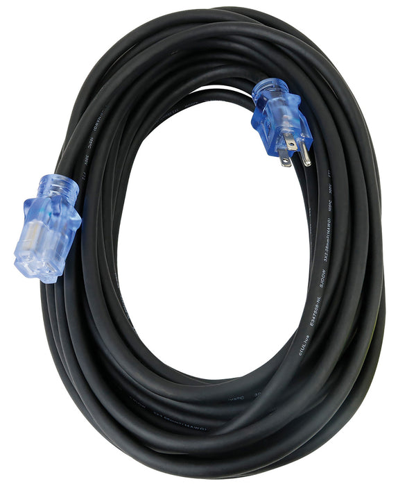 50ft 12/3 SJOOW All-Rubber™ Outdoor Extension Cord — Prime Wire & Cable Inc.
