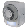 1 Outlet Indoor 24-Hour Timer <br />with Photocell Nightlight