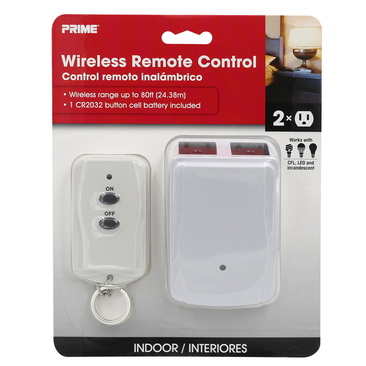 2-Outlet Indoor Wireless Remote Control — Prime Wire & Cable Inc.