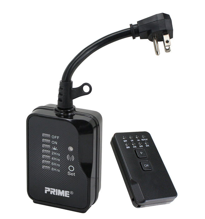 2-Outlet Remote Controlled Countdown Timer — Prime Wire & Cable Inc.