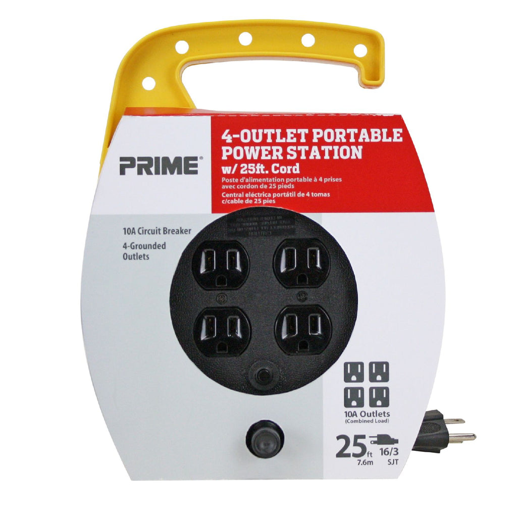 25ft 4-Outlet Portable Power Station — Prime Wire & Cable Inc.
