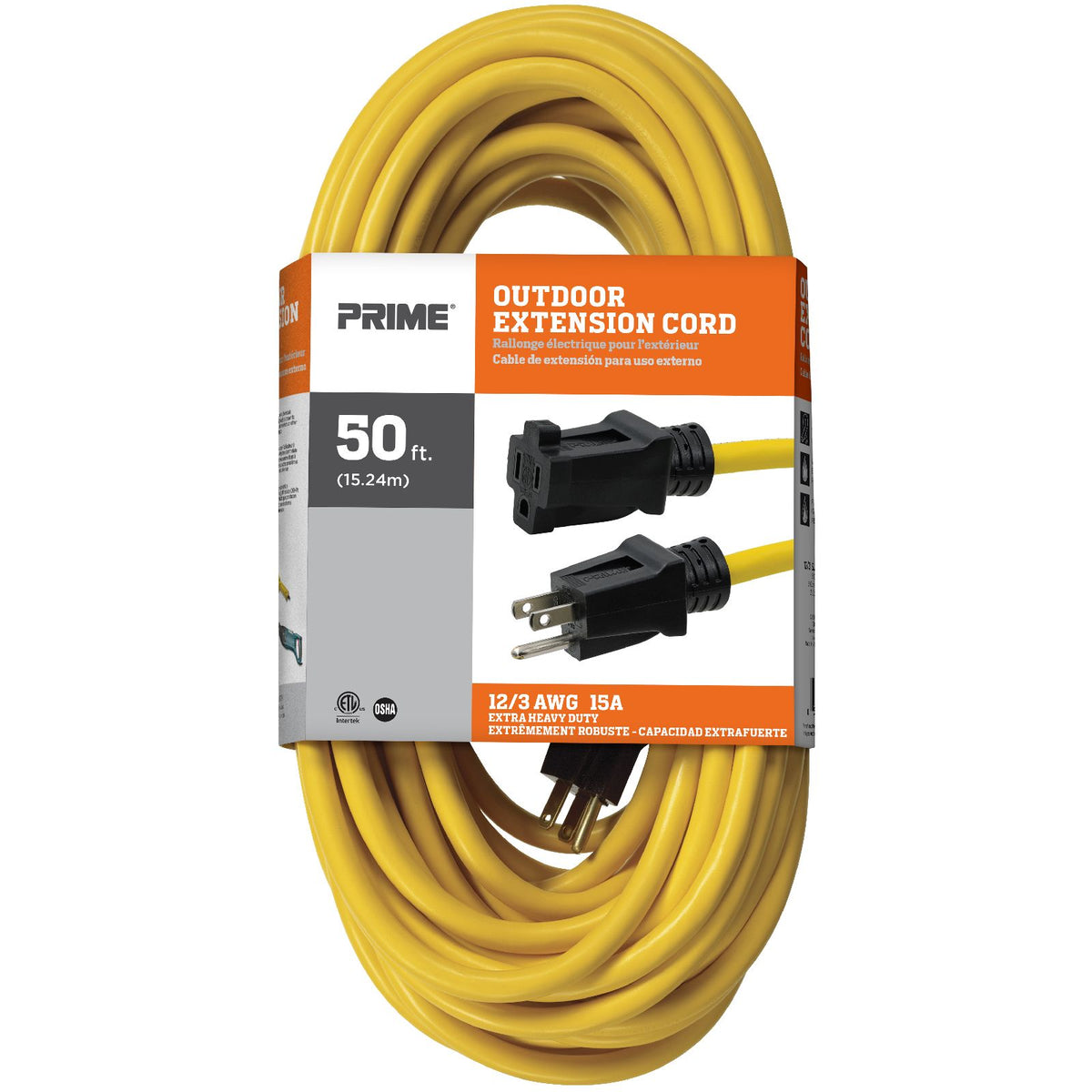 50ft 12/3 SJTW Outdoor Extension Cord — Prime Wire & Cable Inc.