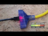 Amp Detection <br/> 2ft 12/3 STW <br />3-Outlet Adapter<br/> with Visual Amperage Detection