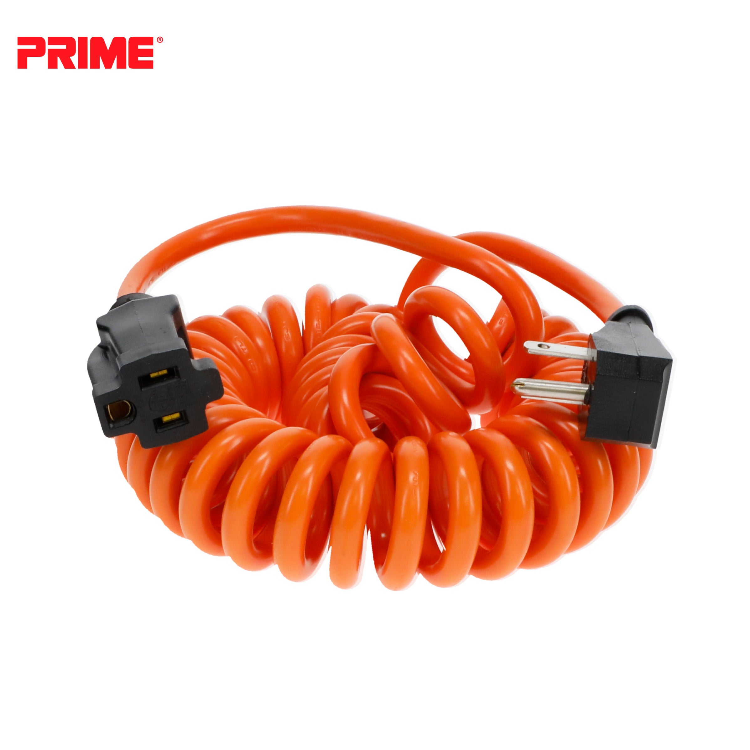10ft 16/3 SJT Coiled Power Tool Extension Cord — Prime Wire & Cable Inc.