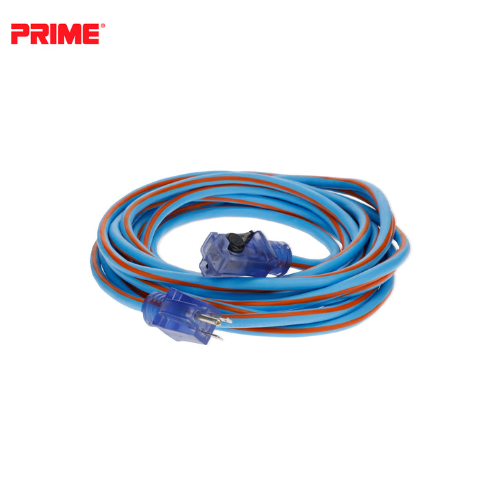 25ft 14/3 SJEOW Arctic Blue™ All-Weather Locking Extension Cord