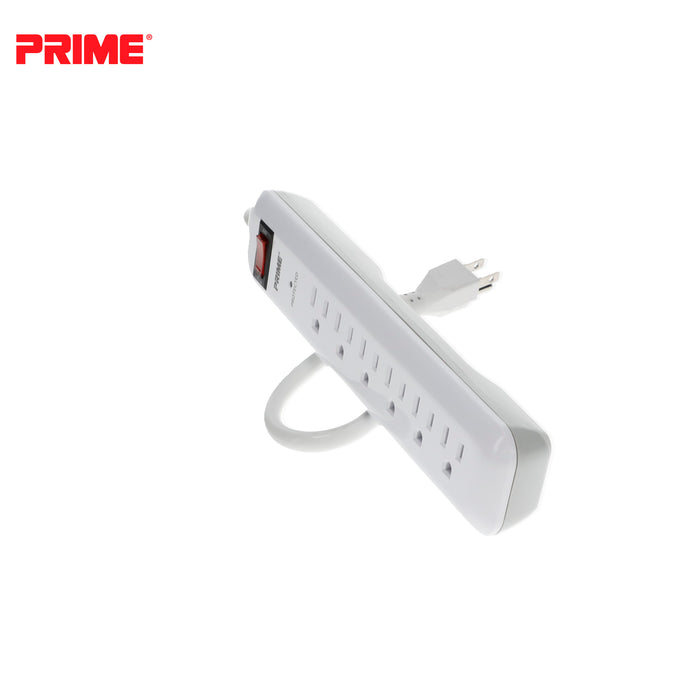 Prime® General Purpose 6-Outlet White Surge Protector, 8 ft - Kroger